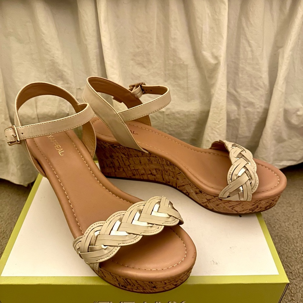 Xappeal Sarah Open Toe Wedge Heel